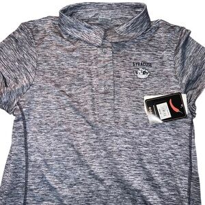NWT Chiliwear grey polo shirt Syracuse crunch XL